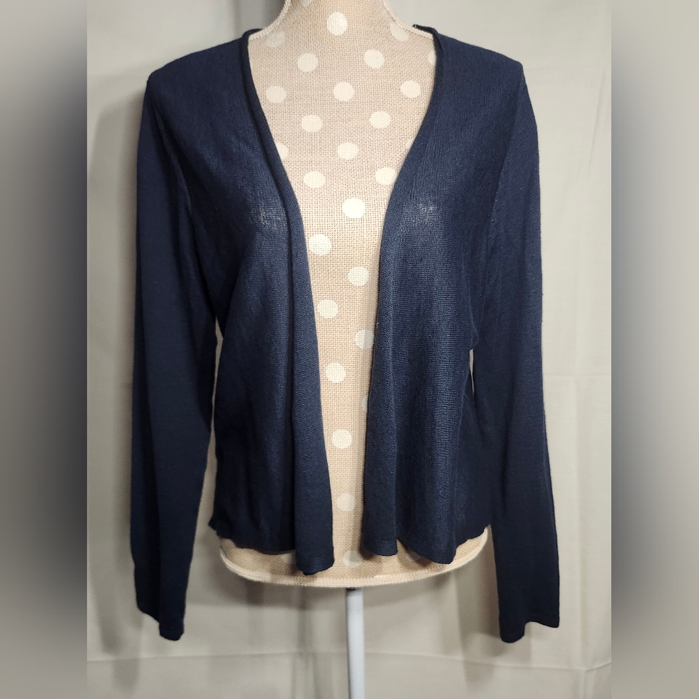 J. Jill cotton and linen blend light sweater - Picture 3 of 4